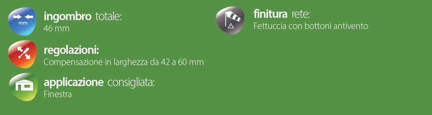 descrizione generica zanzariere tradizionali fox